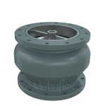 globe style silent check valve