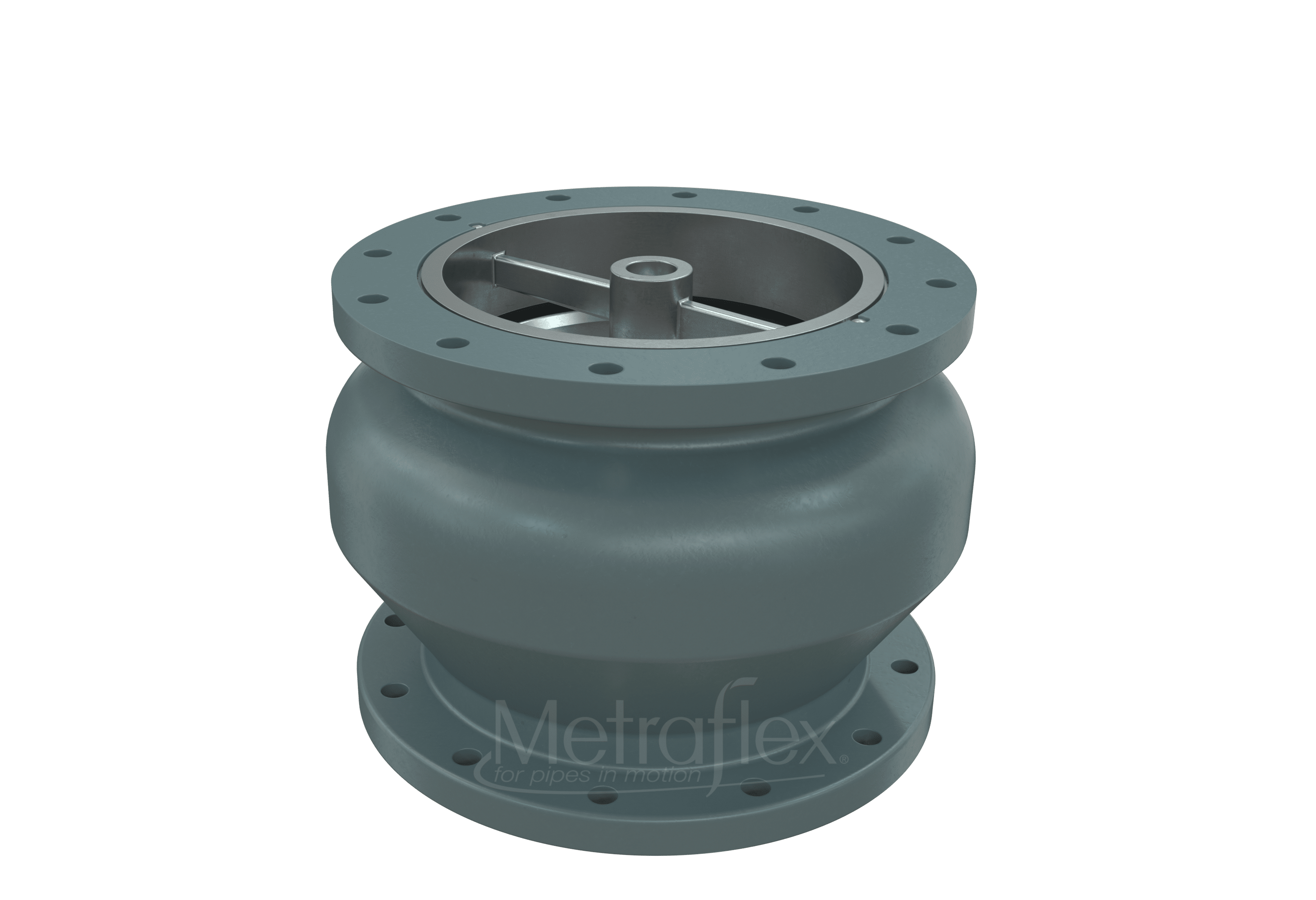 Globe Style Silent Check Valve Center Guided Single Disc Metraflex