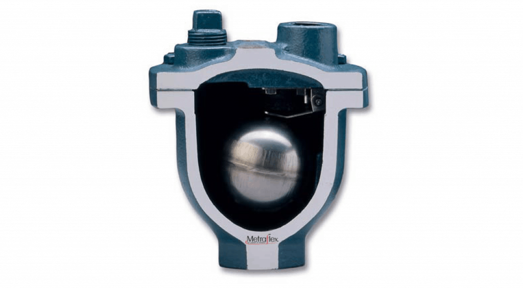 Metravent Air vent release valve cutaway